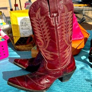 Western leather bootss size 25 1/2